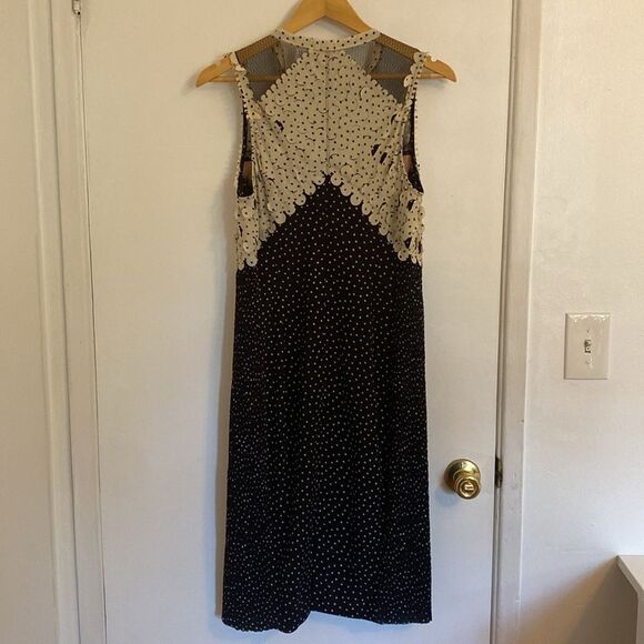 Anthropologie Byron Lars Lasercut Sheath Dress Size 8 - Picture 5 of 10